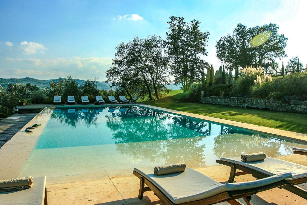 Villa Rignana Chianti Estate, Pool, Tennis,Cook Greve in Chianti Exterior foto