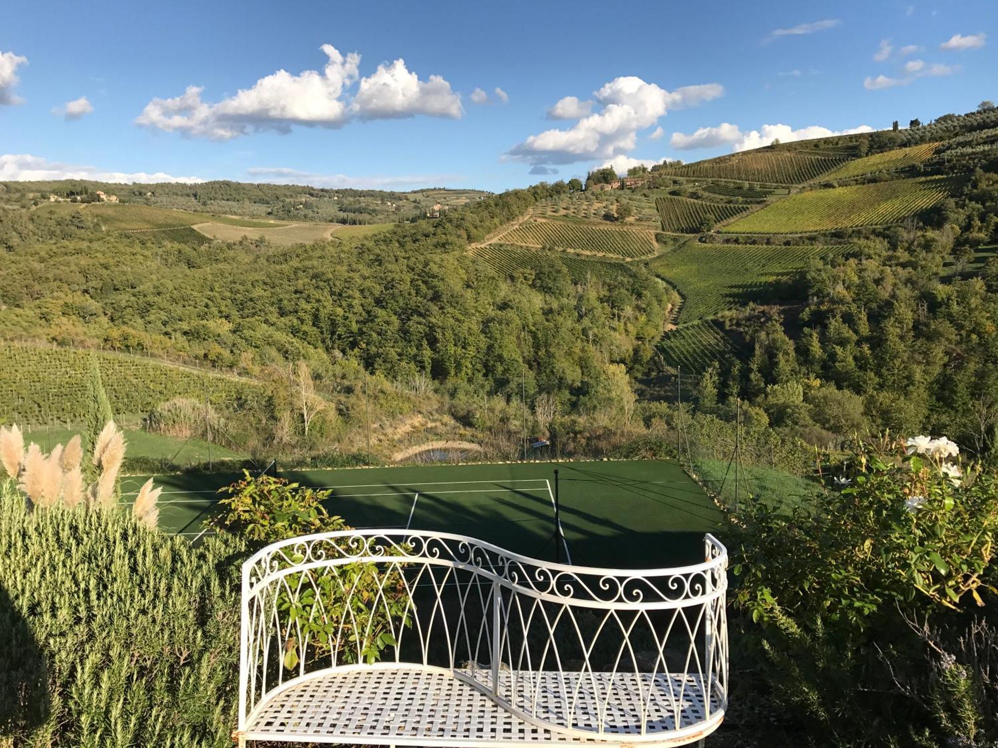 Villa Rignana Chianti Estate, Pool, Tennis,Cook Greve in Chianti Exterior foto